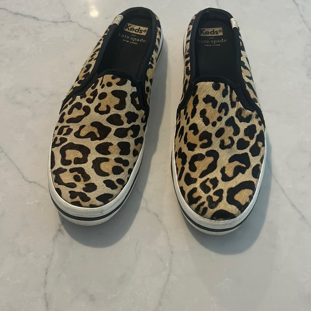 Kate Spade Leopard Fur Keds
